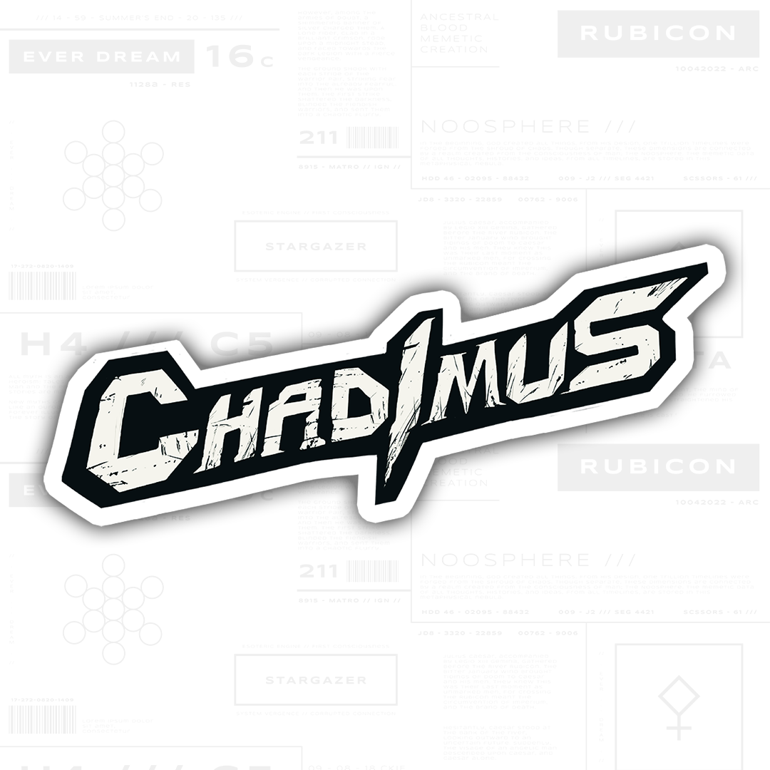 Chadimus Sticker (3" Vinyl)