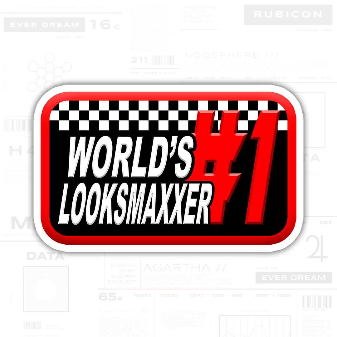 Sticker Pack 1 "Looksmaxxer's Delight" (3" Vinyl)
