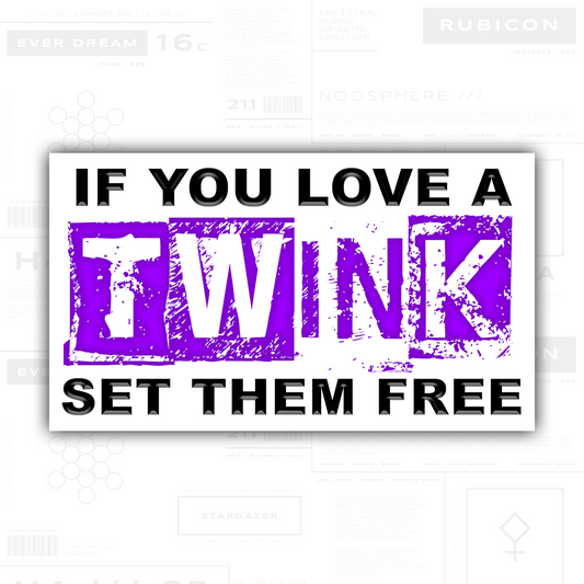 If You Love a Twink Sticker (3" Vinyl)